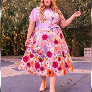Jessakae lilac floral dress jubilee